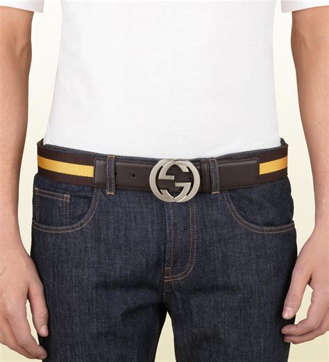 how to wear gucci belt mens|authentic gucci belts for men.